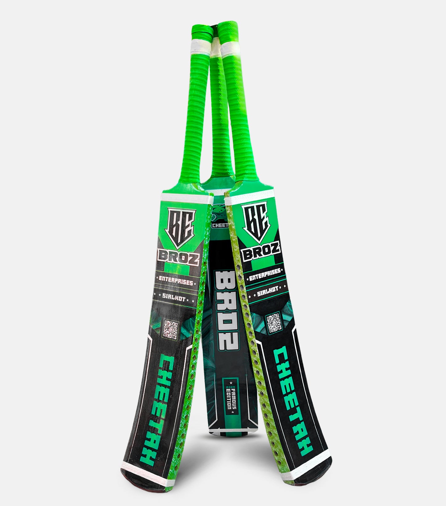 Cricket Bat Cheetah Green Edition